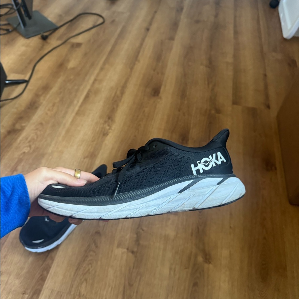 Women’s HOKA Black Running Shoes size 9